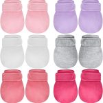 Adjustable Baby Mittens No Scratch Newborn Cotton Breathable Gloves Warm Baby Mitts for Boys Kids